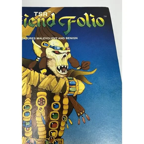 Advanced Dungeons & Dragons Fiend Folio RPG AD&D TSR 1981 #2012